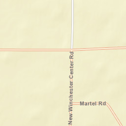 New Winchester Ohio Street Map