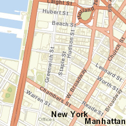 New York, New York Street Map