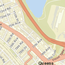 Kew Gardens New York Street Map