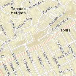 Terrace Heights New York Street Map