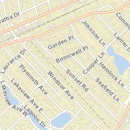 Brightwaters New York Street Map