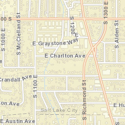 1135-1161 Charlton Ave Salt Lake City Street Map
