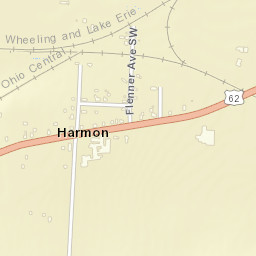 Harmon Ohio Street Map