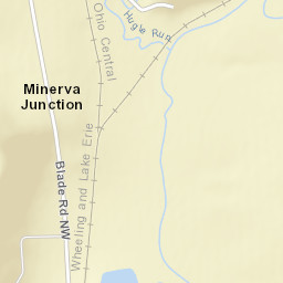 Minerva Junction Ohio Street Map