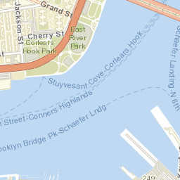 East River Houses New York Street Map