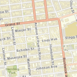 Williamsburg Houses New York Street Map