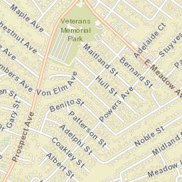 East Meadow New York Street Map