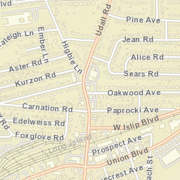 West Islip New York Street Map