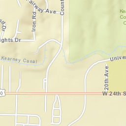 2694-2696 Country Club Ln Kearney Street Map