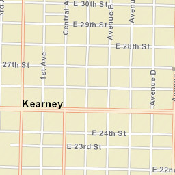 1 West 24th Street Kearney NE Street Map