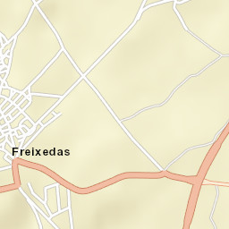 Freixedas Street Map