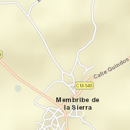 Membribe de la Sierra Street Map