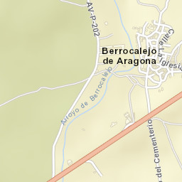 Berrocalejo de Aragona Street Map