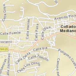 Collado Mediano Street Map