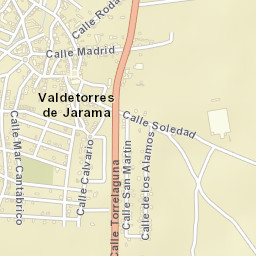 Valdetorres de Jarama Street Map