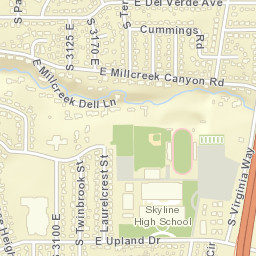 3531-3799 Virginia Way, Salt Lake City, UT Street Map