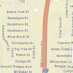 Ronald Reagan Avenue, Wellington, CO Street Map