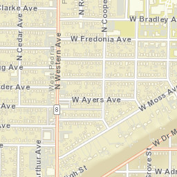 1600-1606 W Ayres Ave Peoria IL Street Map