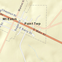 Mount Eaton Ohio Street Map