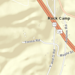 Rock Camp Ohio Street Map