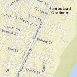 Hempstead Gardens New York Street Map