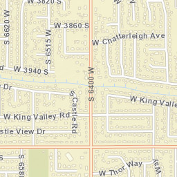3981-4021 King Valley Street, West Valley City Street Map