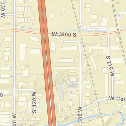 206 West 3900 South, Salt Lake City, UT Street Map