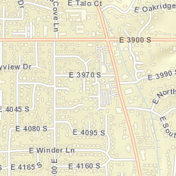 4046-4148 South Highland Drive, Salt Lake City, UT Street Map