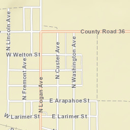 412 North Washington Avenue, Fleming, CO Street Map