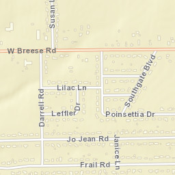 Fort Shawnee Ohio Street Map