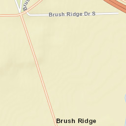 Brush Ridge Ohio Street Map