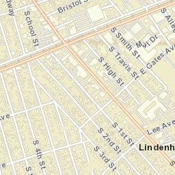 Lindenhurst New York Street Map