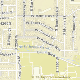 4436-4466 South 2200 West, Taylorsville Street Map