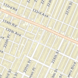 Springfield Gardens New York Street Map