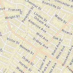 Malverne New York Street Map