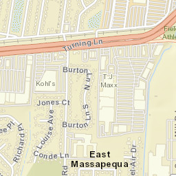 East Massapequa New York Street Map