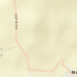 Manjabálago Street Map