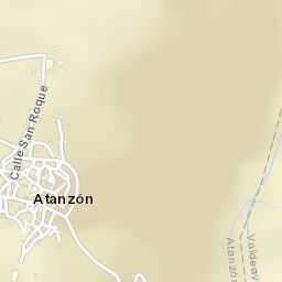 Atanzón Street Map