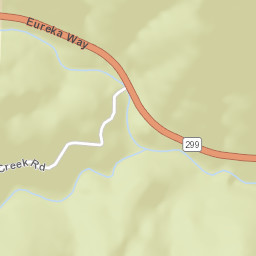 Eureka Way, Whiskeytown National Recreation Area, French Gulc Street Map