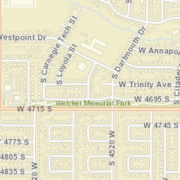 4760-4770 South 4580 West Kearns UT Street Map