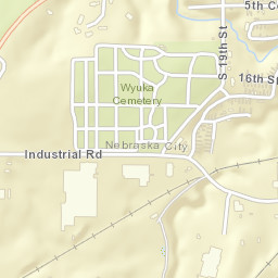 739-799 South 19th Street, Nebraska City Street Map