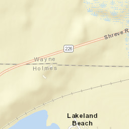 Lakeland Beach Ohio Street Map