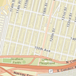 South Ozone Park New York Street Map