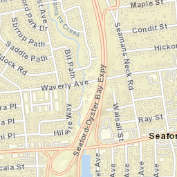 Seaford New York Street Map