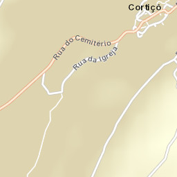 Cortiçô Street Map