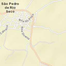 São Pedro de Rio Seco Street Map