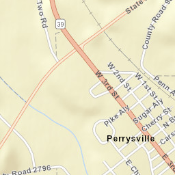 Perrysville Ohio Street Map