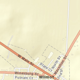 Wilmot Ohio Street Map