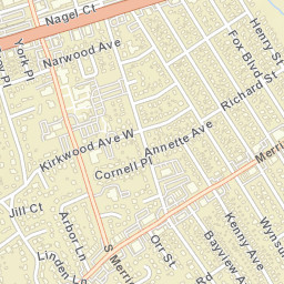 Merrick New York Street Map