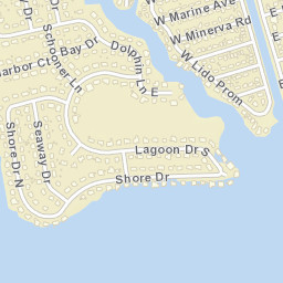 Copiague Harbor New York Street Map